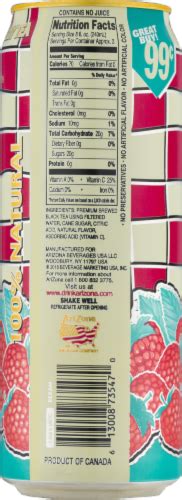 arizona iced tea alcohol nutrition facts|Nutrition Facts for Arizona